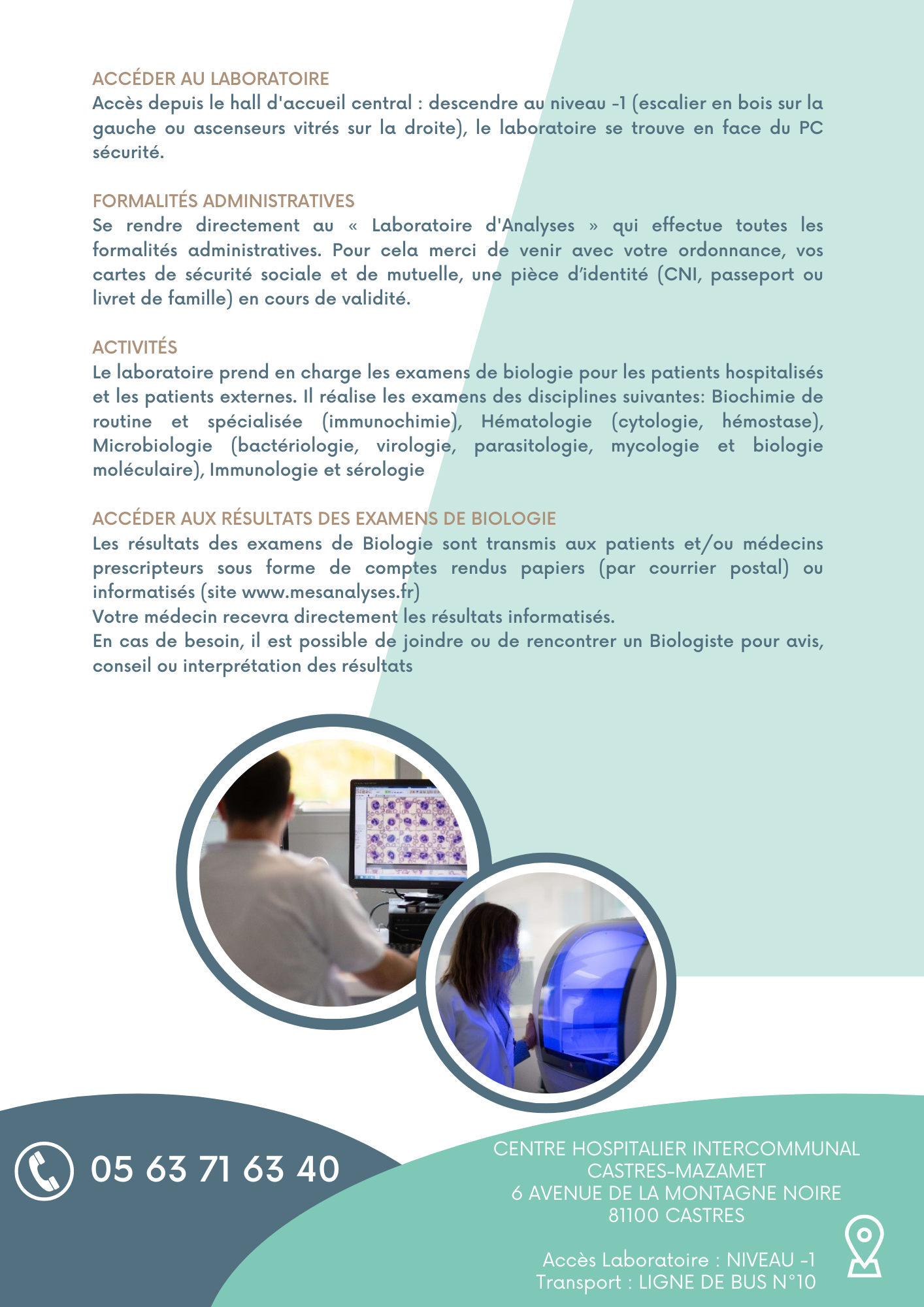 Laboratoire Analyses Médicales 2